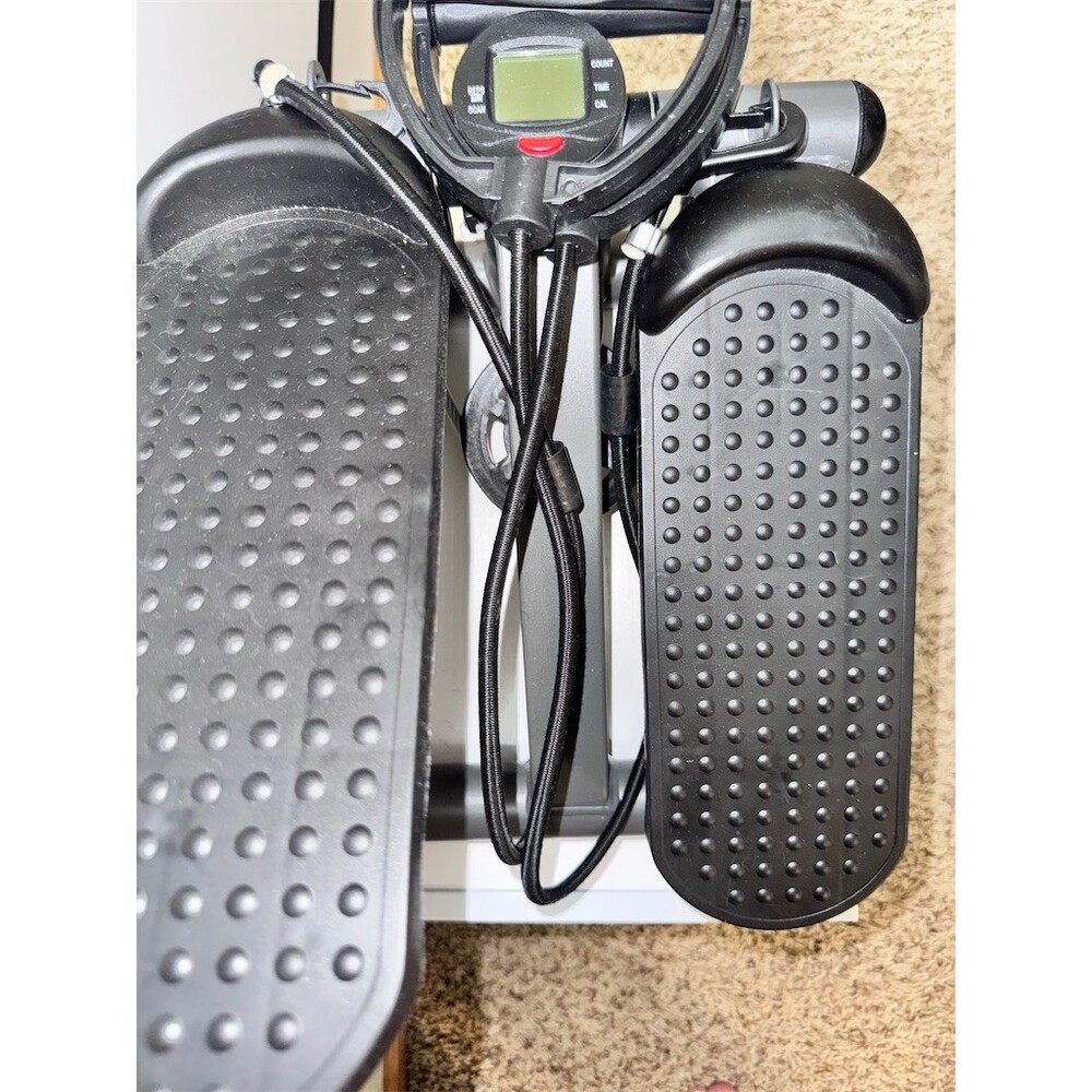 BalanceFrom Mini Stepper Stair Stepper w/ LCD Monitor & Resistance Bands